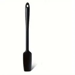 Silicone Long Handle Spatula - Versatile Jar Scraper & Non - Stick Rubber Kitchen Tool for Cooking, Baking & Blending (1 pc)