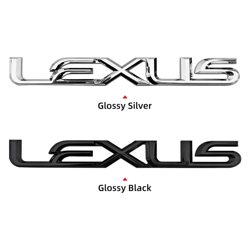 렉서스 F 스포츠 GX460 Ct200h IS250 ES 220D IS200 F스포츠 GS GX IS LS LX NX RX UX CT LC RC 용 3D 자동차 트렁크 레터 스티커 액세서리