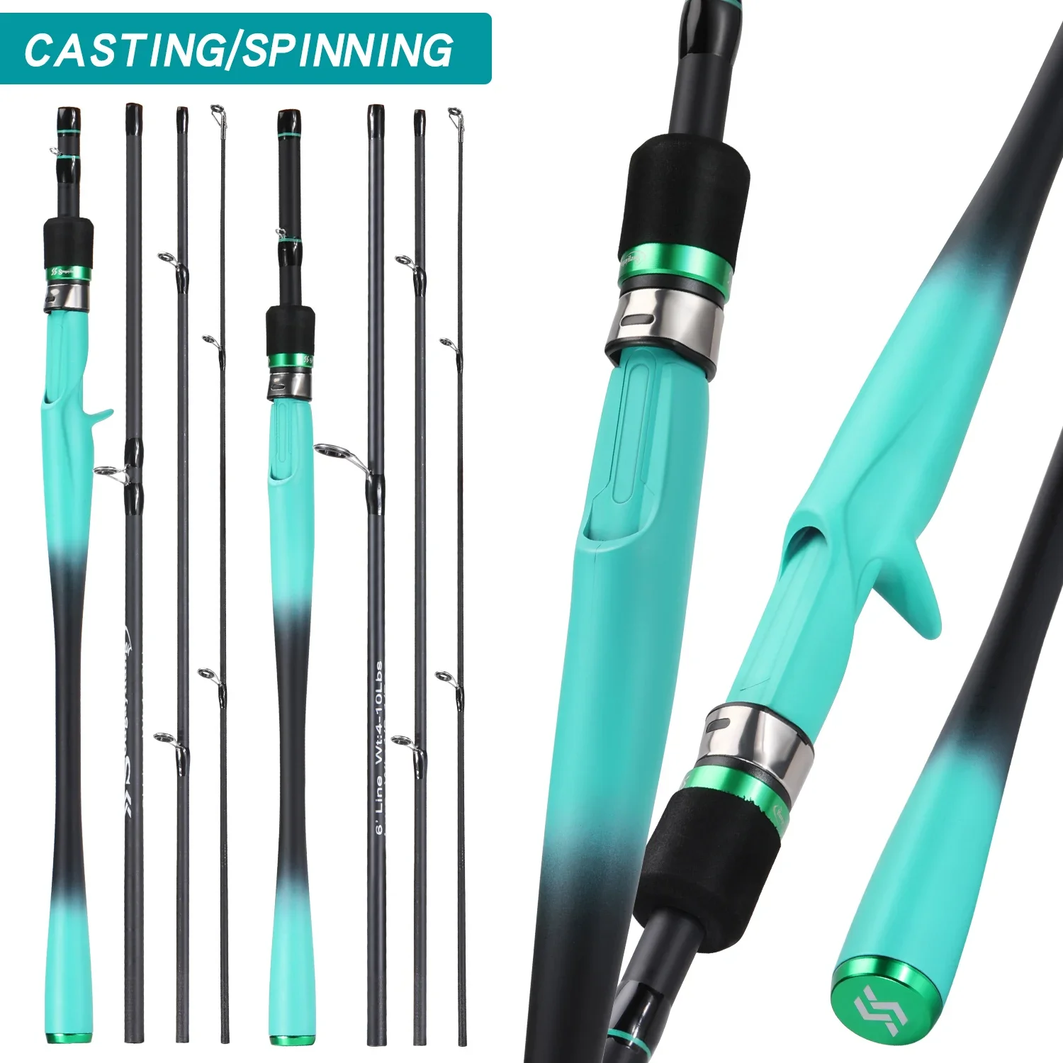 Sougayilang21mSpinningRodCarbonFiberUltraLightFishingPoleBait