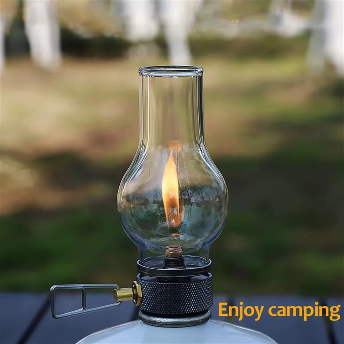 BAAU Compact Gas Lamp for Outdoor Camping, Fishing & Picnic-Portable Gas Lamp,Outdoor Use for Camping Fishing Picnic