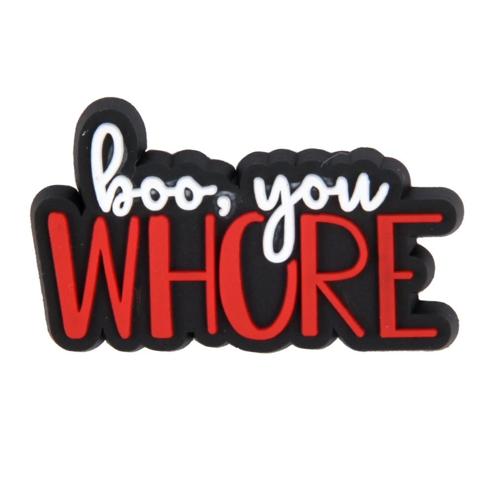 1Pcs Cool Words Doing Great Girls Croc Charms Shoes Accessories PVC JIBZ Buckle Charm for Croc Decorations Kids Party Gifts
