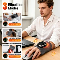 660nm Infrared Wrist Massager Red Light Heating Vibration Massage Wrap Brace Electric Wristband Pad for Hand Joint Support Relax 4