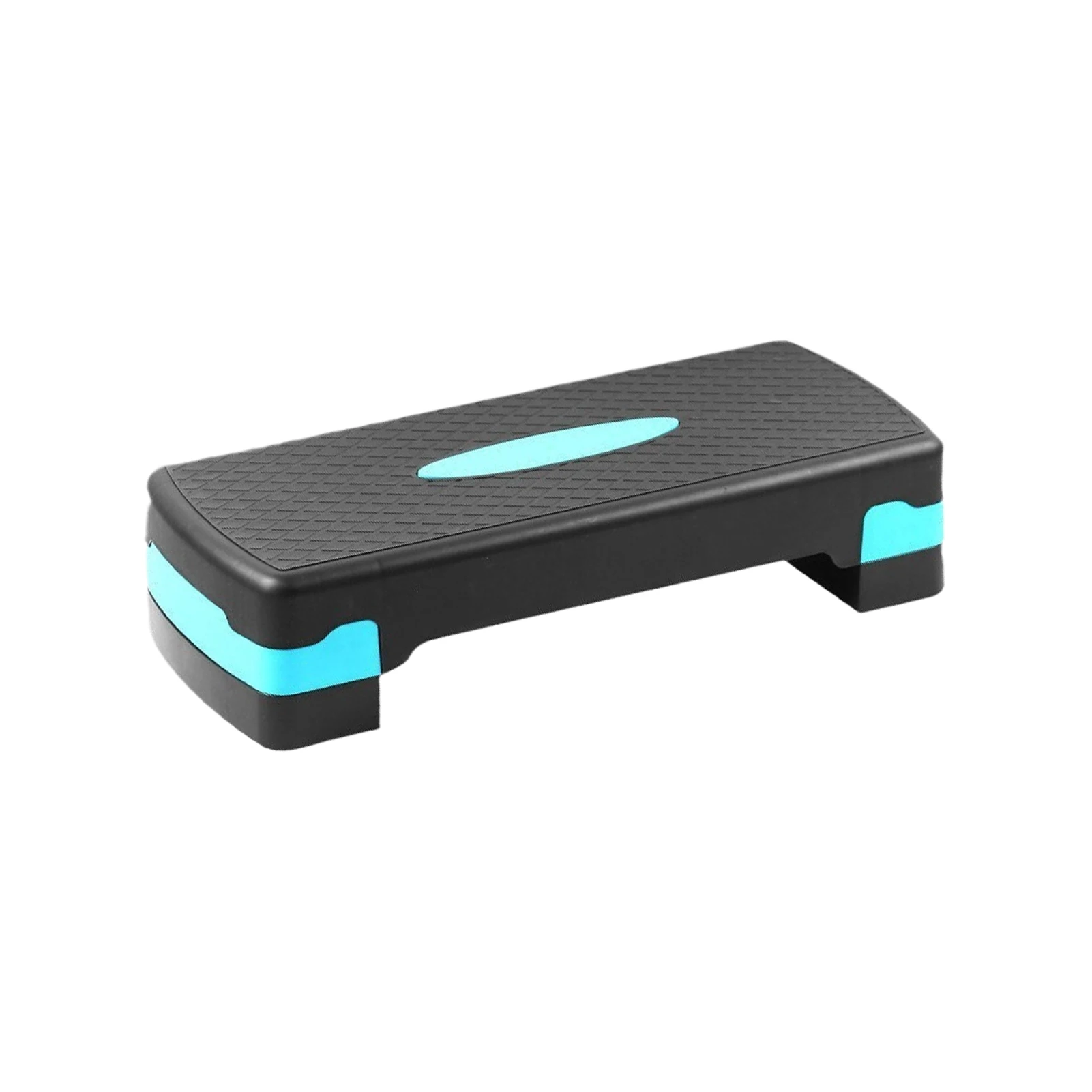 Stepper com antiderrapante para exercícios, exercícios seguros e estáveis em casa, altura ajustável, altura e altura, preto e azul 6