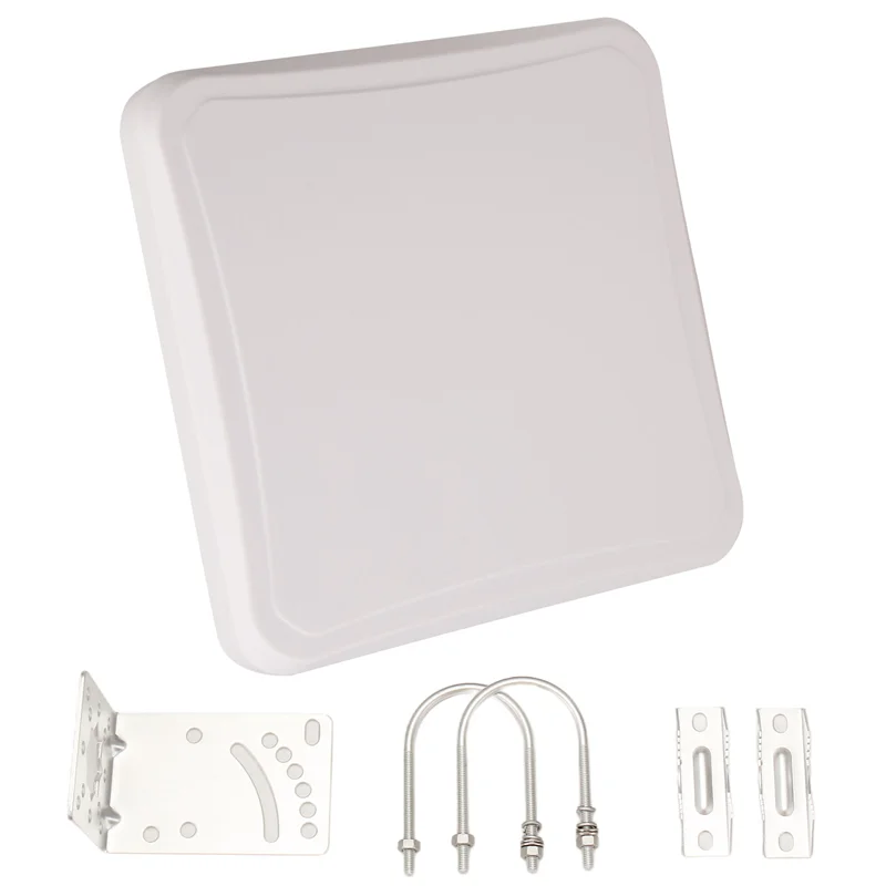 【필수품】게인 안테나 RFID 리더/라이터 안테나 868 915 Mhz 10DB 고게인 원형 편파 식별