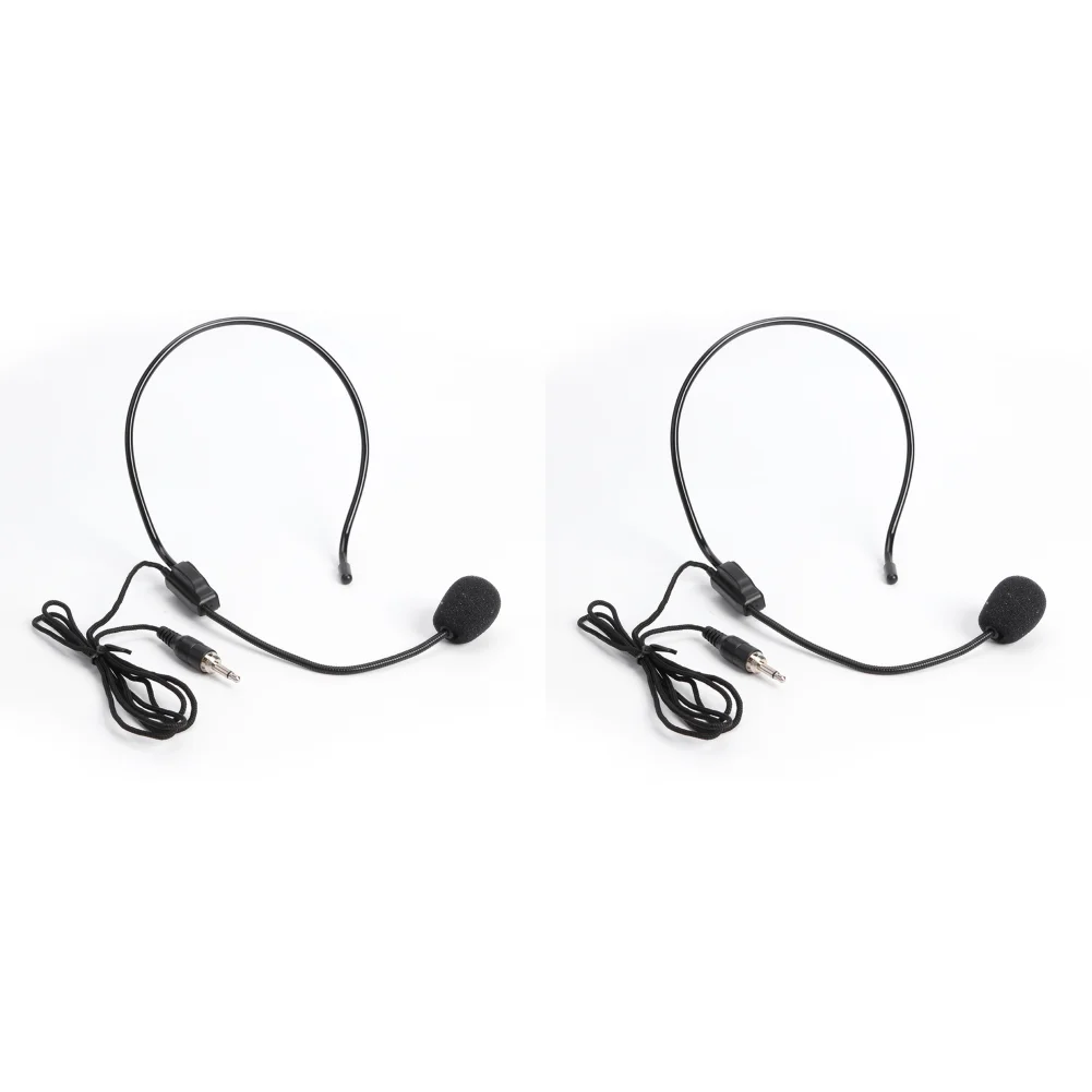 교사 가이드 연설용 헤드 마운트 마이크, 유선 헤드셋 마이크, 3.5mm