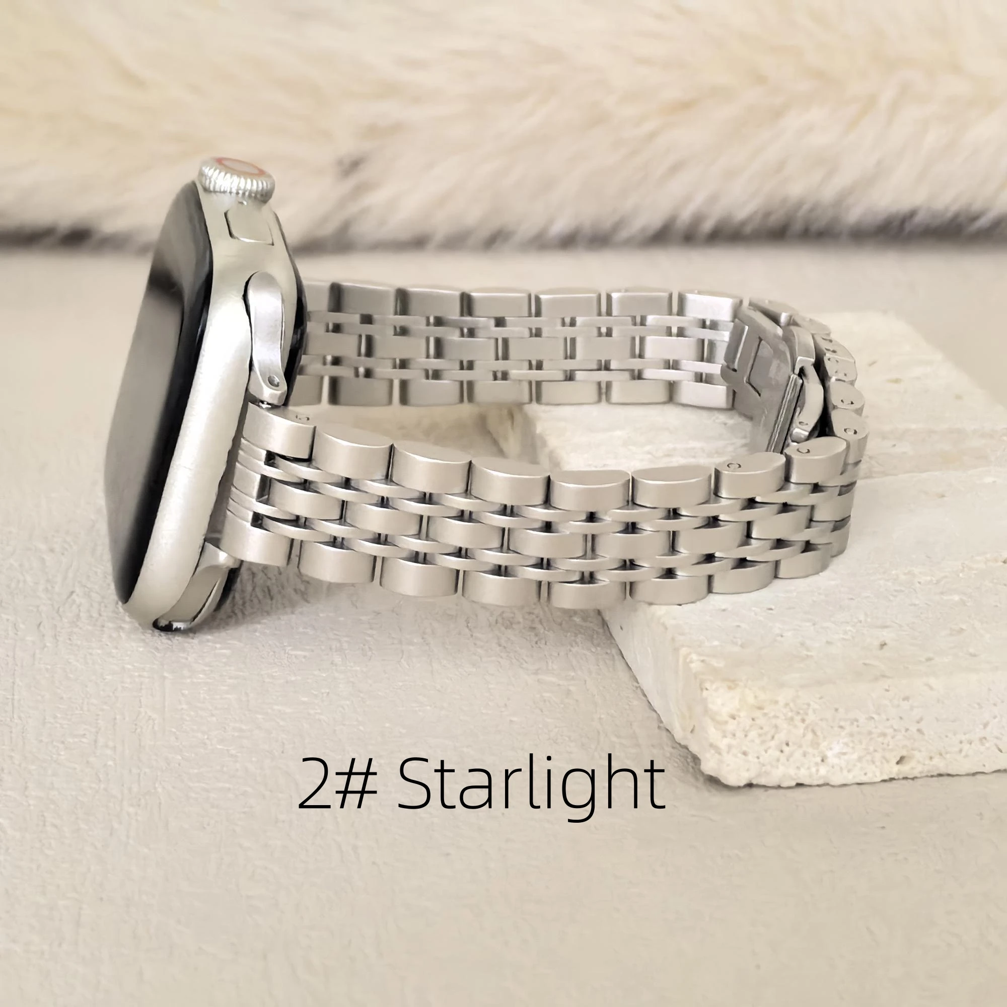 Elegant Stainless Steel Chain Strap