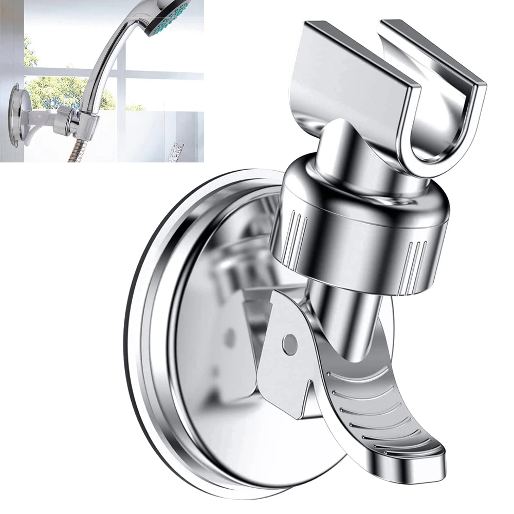 Universal Adjustable Hand Shower Holder Suction Cup Holder Full Plating
