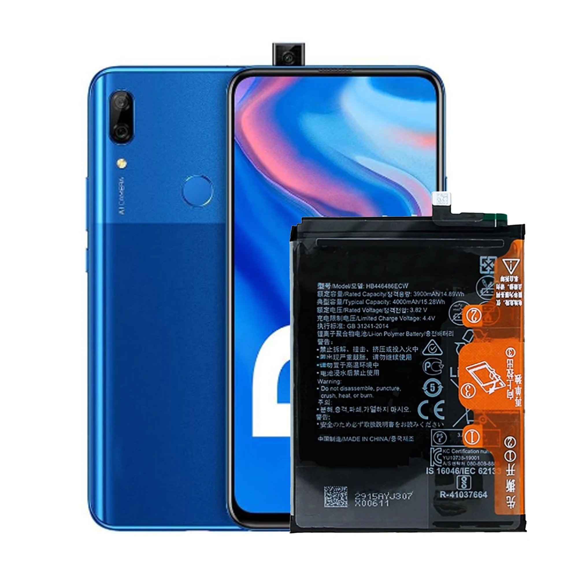 100% Original Capacity HB446486ECW Battery For Huawei Y9 2019 / Y9S / Honor 9X  PSmart Z Nova 5i / P20 Lite 2019 Phone Batteries