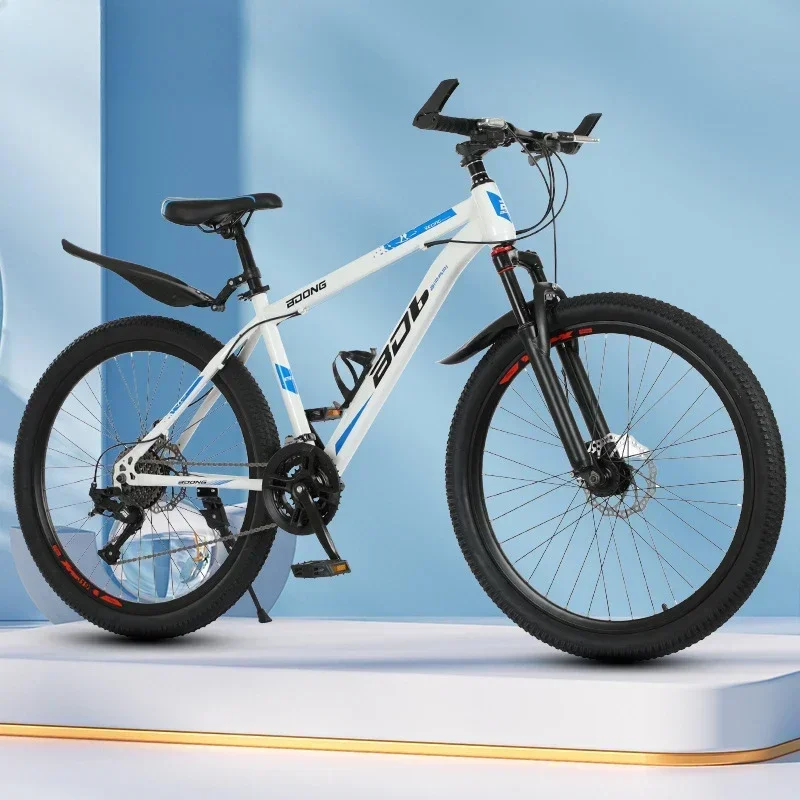 

Горный велосипед для взрослых, 24-дюймовый редуктор, колеса 26 дюймов, скорость 27 скоростей, двойной дисковый тормоз, велосипед mMuntain