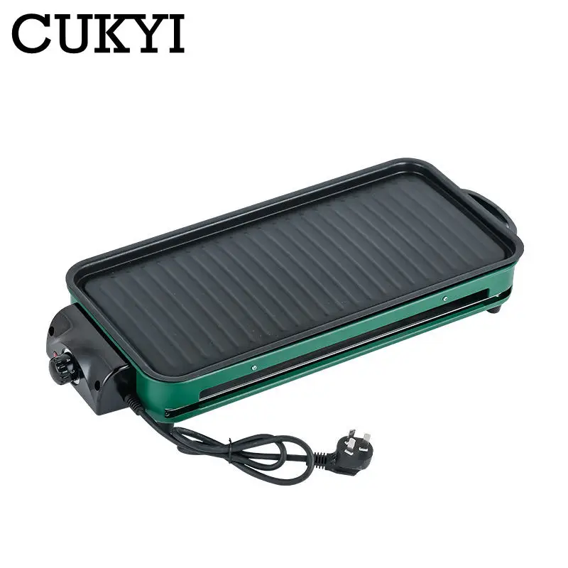 Electric Grill Pan Fast heating Smokeless Barbecue Machine Multifunction Baking tray Grill Cabob Stove Temperature Adjustable