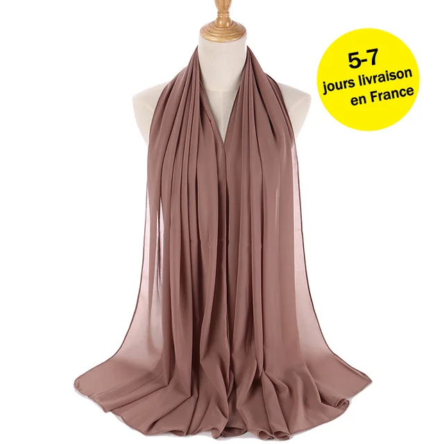women plain bubble chiffon scarf hijab wrap printe solid color shawls headband women hijabs scarves/scarf 60 colors COLOR 37
