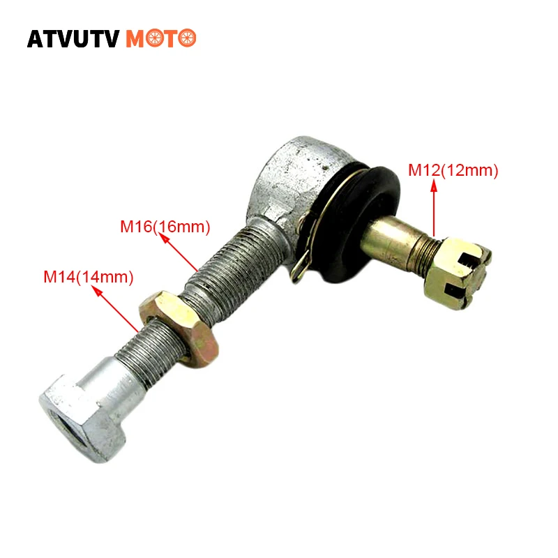 1 Pz M12 * M14 M16 Giunto Sferico Giunto Sferico Giunto Sferico Per 150Cc 250Cc Quad Dirt Bike Atv Go Kart Dune Buggy (Con Gradino)