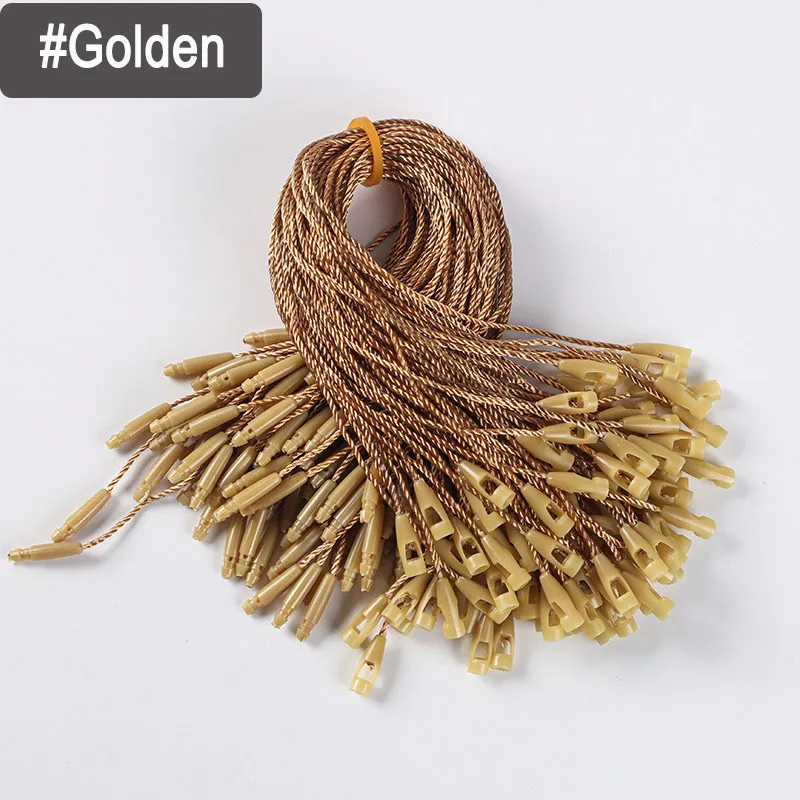 500Pcs Tag Schnüre Tags Seile Hängen Label Tags Seil String Für Kleidersack Hüte Perücken Label Karten Diy Kleidung zubehör – Detail 8