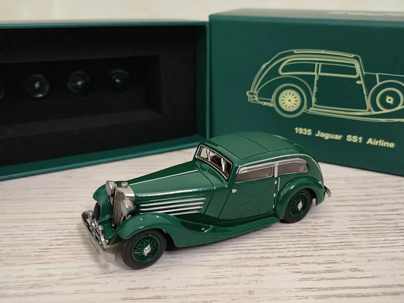 404-202 GFCC 1/43 ジャガー SS1 Airline 1935 GFCC 1/43 Scale Jaguar SS1 Airline 1935 Beige DieCast Car