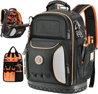 75 Pockets & Loops Heavy Duty Tools Organizer Bags/HVAC Tool Carrier for Eelectrician/Construction Work with Molded Base and Com 1