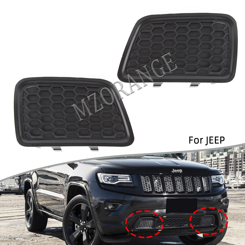 

Front Bumper Grille 68143099AC for Jeep Renegade 2014-2016 Grill Insert Bezel Car Exterior Mesh Cover Trim Radiator Guardrail