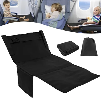 Lettino da viaggio per pedali per bambini Lettino Poggiapiedi portatile Amaca Lettino per bambini Sedile per aereo con custodia Prolunga per gamba