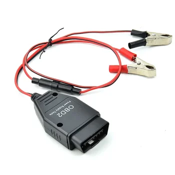 핫 OBD2 커넥터 어댑터 도구, 자동차 배터리 교체, 대시 보드, 디지털 시계, 음향 OBD 2 익스텐션 케이블 보호, 1 개