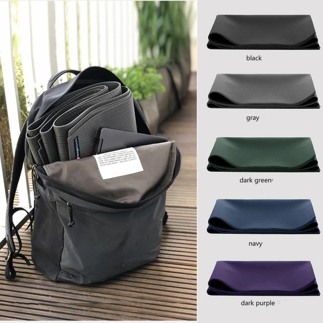 181*61*2mm Ultra-thin Portable Travel Yoga Mat Polymer Environmental Protection Resin Waterproof Durable Non-Slip Yoga Mat 3