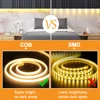 COB Strip LED 220v High Brightness IP65 Waterproof Outdoor LED Strip 220V LED Ribbon Flexible Tape for Home Garden Decor 2