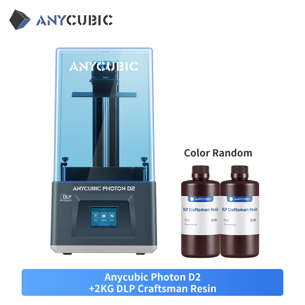 Anycubic Photon D2 DLP 3D Print PrinterHigh-Speed High Precision Speed Low  Power Mute Printing UV Resin 3D Printer Impresora 3d - AliExpress