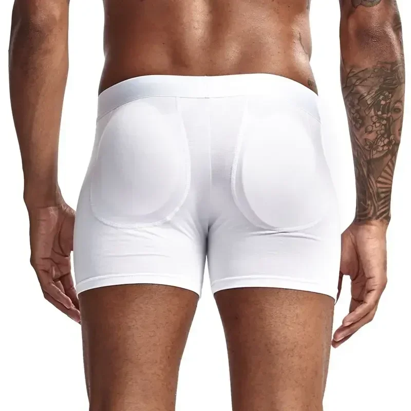 Description Picture 5 of itemJOCKMAIL Men Underwear Sexy Butt Lifter Enlarge Pad Underpants Removable Pad Boxer Butt-Enhancing Trunk Shorts Male Panties