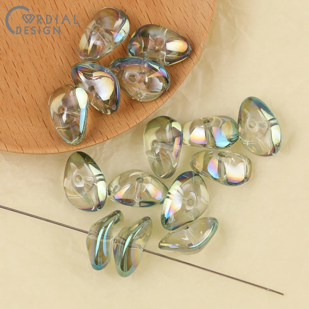Cordial Design 11*17MM 200pcs Beads Making/Irregular Shape/Hand Made/Aurora Effect/DIY Glass Bead/Jewelry Findings & Components 9 Cordial Design 11*17MM 200pcs Beads Making/Irregular Shape/Hand Made/Aurora Effect/DIY Glass Bead/Jewelry Findings & Components - cordial