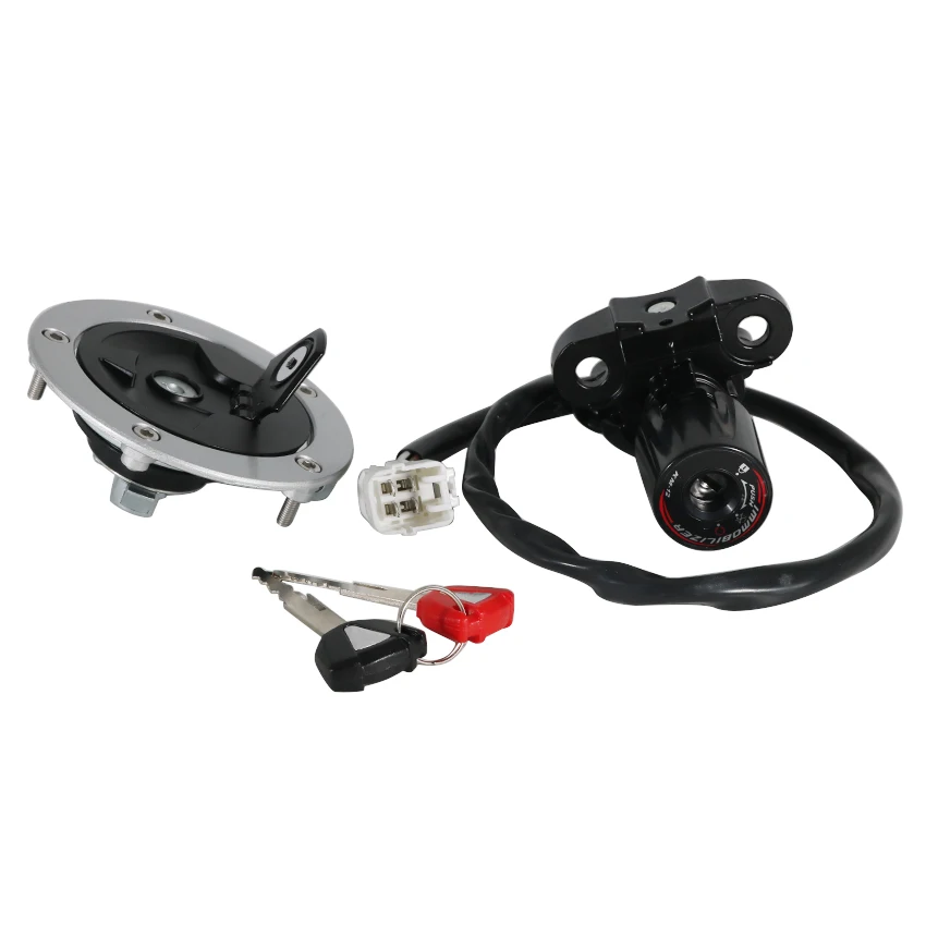 27005-0552 Passend für Kawasaki EX650 EX400 ZX1400 Ninja 400R ZX14R ER6F ER650 ER6N 2014–2016 Motorrad-Tankdeckel-Set, Zündschalter – Detail 9