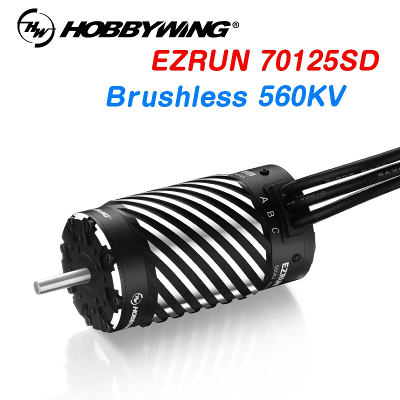 

Hobbywing EZRUN 70125SD сенсорный Бесколлекторный двигатель 560KV для 1/5 тяжелых внедорожников