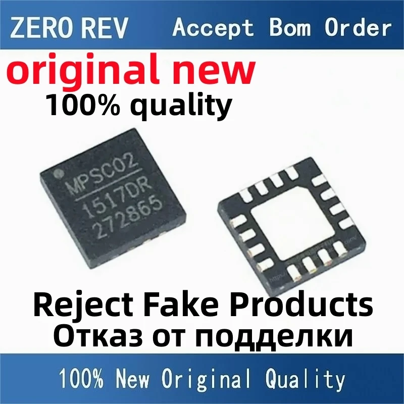 

2Pcs 100% New MP1517DR-LF-Z 1517DR MA730GQ-Z AZA MPQ8632GLE-6-Z 8632 QFN16 Brand new original chips ic