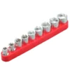 9Pcs 1/4In Drive 5mm-13mm Hex Bits Metric Socket-Wrench Head Sleeve Wrench Adapter Auto Repair Hand Tool Nut Removal-Tools 6