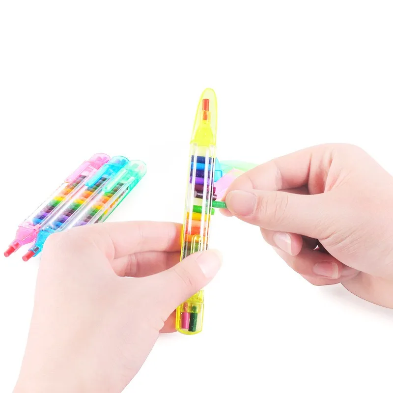 Creative Drawing Crayon 20 Color Children's Drawing Toy Crayon Interchangeable Pen Core Color Crayon Fun Children's Graffiti Pen