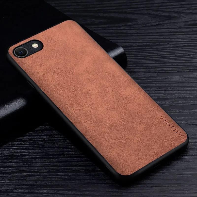 Premium PU Leathe Phone Case for Apple iPhone SE 3 SE3 2022 2020 Scratch-Resistant Solid Color Cover for iphone SE 2022 Case leather phone wallet Cases & Covers