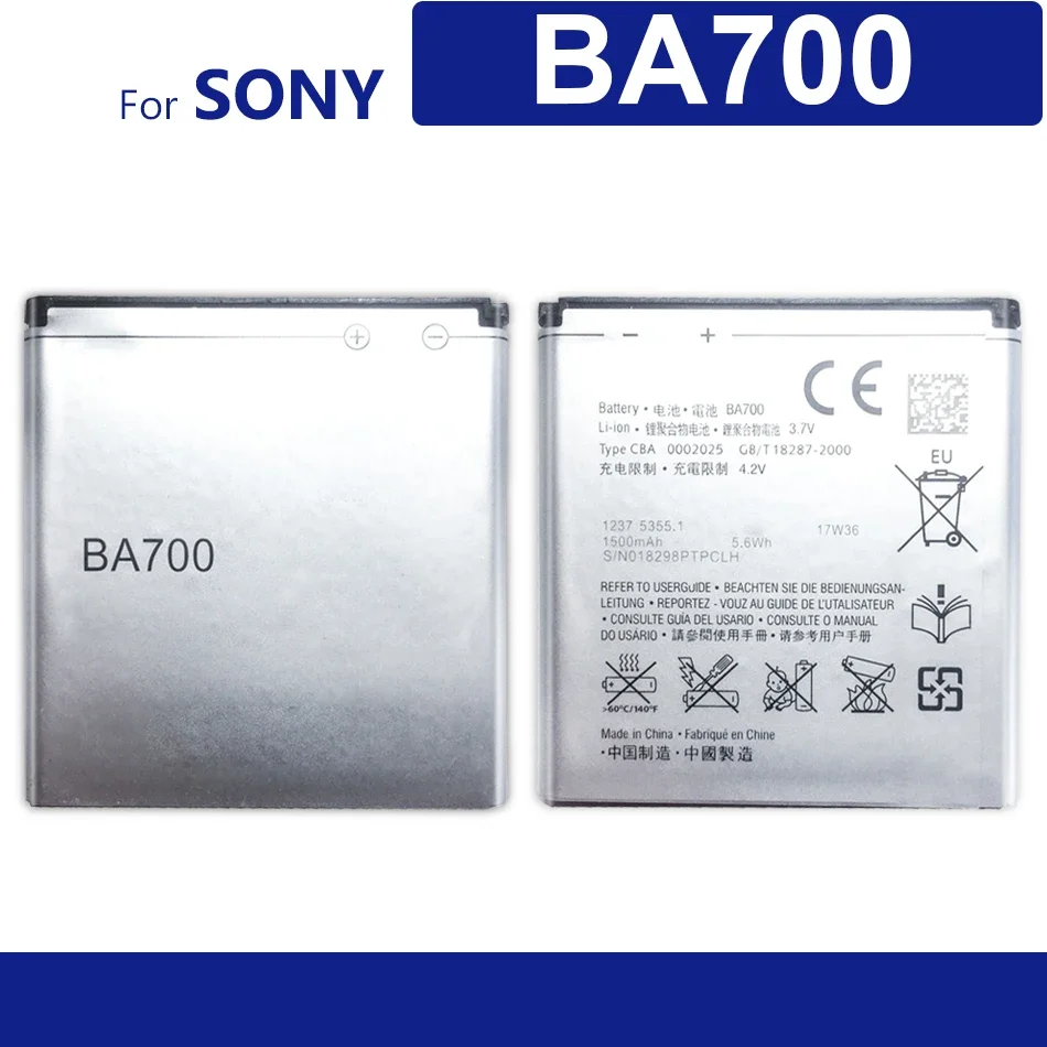 

BA700 Li-ion Battery 1500mAh For Sony Ericsson MT11i MT15i MK16i ST18i St18a SO-03C For Xperia Neo / Pro / Neo V / Ray