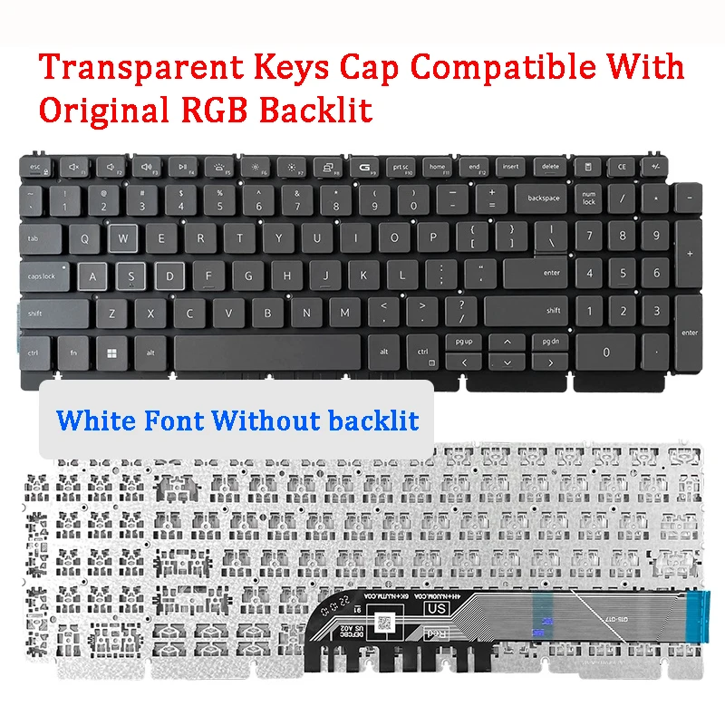 New ORIGINAL Laptop Keyboard For DELL G15 Ryzen Edition G15 5510 5511 5515 5520 5530