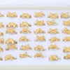 20 Pieces/Lot Fashion Stainless Steel Insect Butterfly Ring Charm Waterproof Statement Trend Jewelry for Women Wholesale Jewelry 4