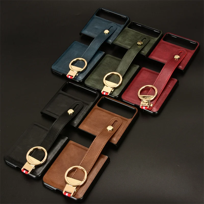 Per Motorola Razr 40 Custodia Con Anello Business Wristband Cover Case Per Motorola Moto Razr 40 Razr40 Custodie Protettive Antiscivolo