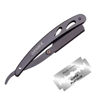 14*2cm 1 Pcs Body Razors Professional Barber Edge Steel Folding Shaving Knife Hair Removal Tools Shaving Razor + Blade 6102# 2