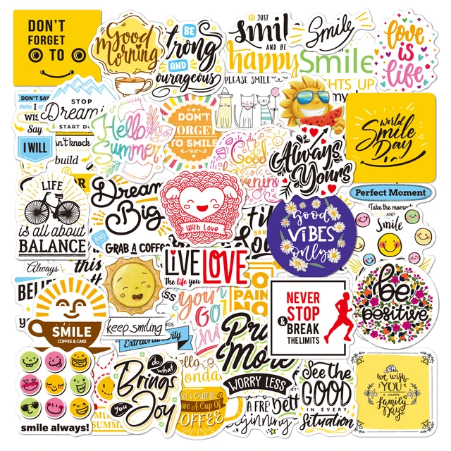 Inspirational Stickers Motivational  Motivational Stickers Scrapbooking -  Sticker - Aliexpress