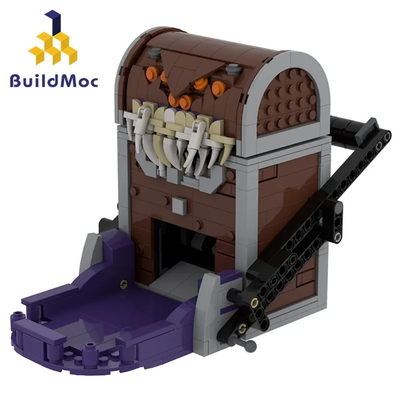 

Buildmoc Game Dungeonsed Treasure Chest Dragonsed MOC Set Building Blocks Kits Toys for Children Kids Gifts Toy 590PCS Bricks