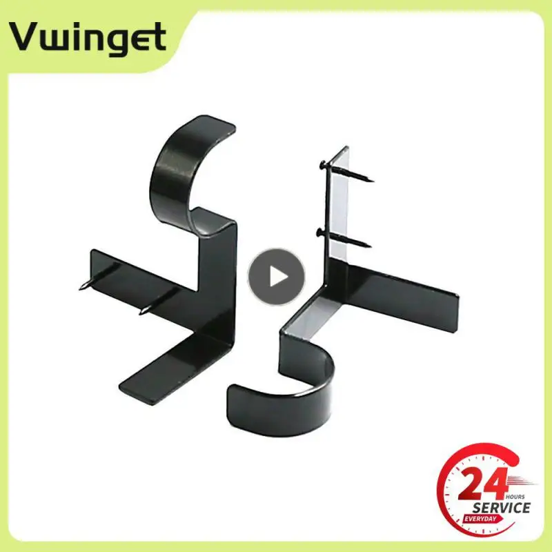 New Curtain Rod Bracket Hang Curtain Rod Holders Tap Right Into Window Frame Double Curtain Rod Bracket Hardware