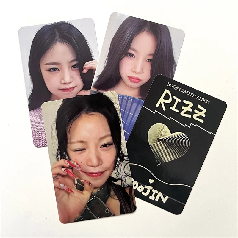 Kpop SOOJIN Album Seo Soo Jin EP RIZZ LOMO Card MonaLisa Girl Collection Gift Postcard Photo Card 6pcs/set