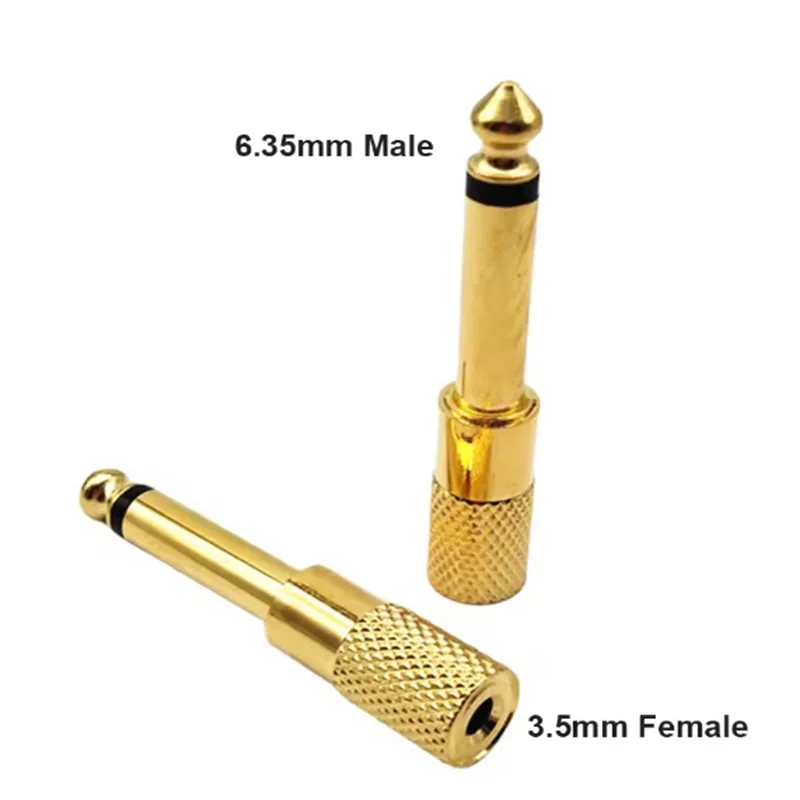 Universal Audio Adapter: 6.35mm to 3.5mm Jack Connector