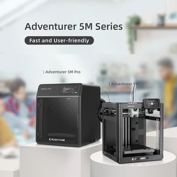 Flashforge Adventurer 5M 3d Printer High Speed Full auto Leveling Direct Extruder Flexible PEI Plate