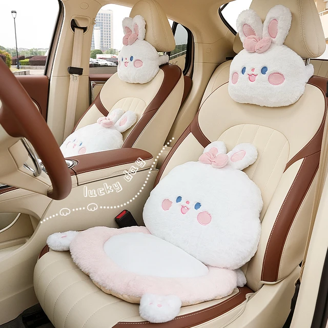 New Simple Fashion Light Luxury Car Cartoon Plush, Car Accessories, Car  Decor, Cute Car Accessories Interior, Comfortable Pillows 