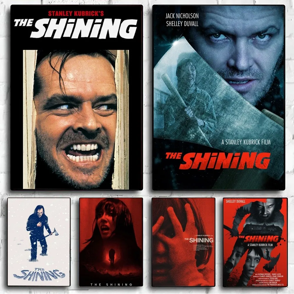 Horror Movie The Shining Poster No Framed Poster Kraft Club Bar Paper Vintage Poster Wall Art Painting Bedroom Study Stickers