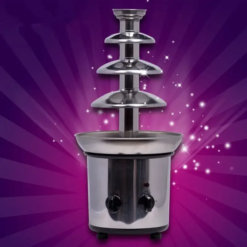 Chocolate Fountain Machine Baking Hotel et Small Four-Level Diy Chocolate Waterfall Noodle Paste Machine