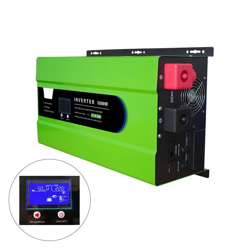 

Pure Sine Wave Car Inverter 3000w 4000w 5000w 6000w Low Frequency 48V DC to AC