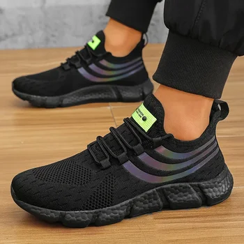 Men’s Sneakers Comfortable Breathable Platform Shoes Summer Man Running Shoes Breathable Comfortable Fashion Walking Sneakers 5