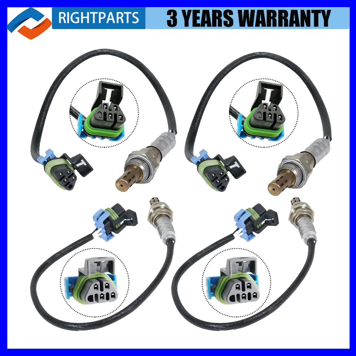 Up+Downstream Oxygen O2 Sensor For Chevrolet Express 1500 2500 3500 GMC Savana 1500 2500 3500 4.3L 4.8L 6.0L 234-4243 234-4336